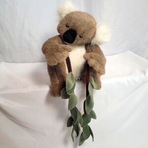 Folkmanis Koala Bear Puppet Plush Stuffed Animal With Vines